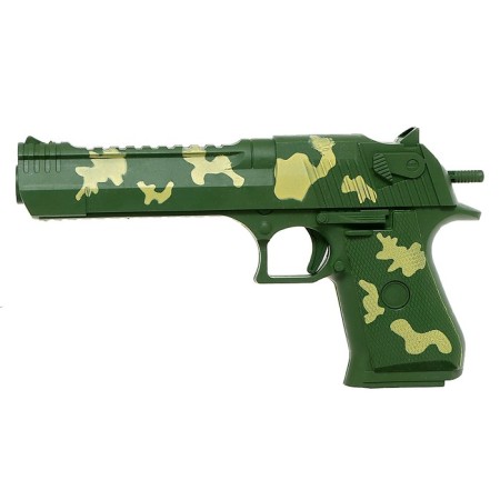 The “Wars” pistol, with a target, shoots soft bullets-2