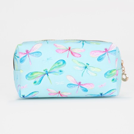 Cosmetic bag with lightning, blue color-1
