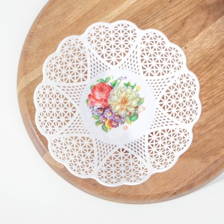 Vase for bread and fruits "Kuban. Heart ", 18 × 4.5 cm, color mix-5
