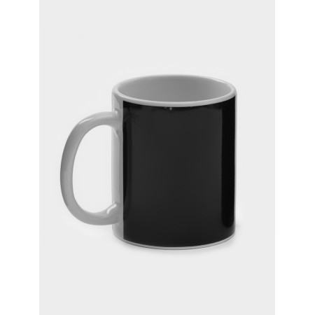 Mug - chameleon ceramic share "everything is good", 350 ml, white color-7