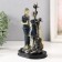 Souvenir Polystone "couple - a date under the pink tree" Blue 22.5x12x8 cm