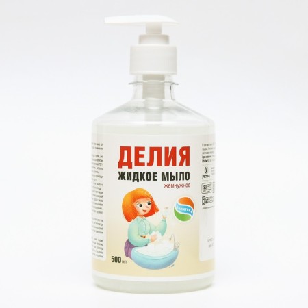 Liquid soap "Delia", pearl, 0.5 l