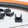 Clip for a pipe Ø 16 mm black (10 pcs./Union) Rexant