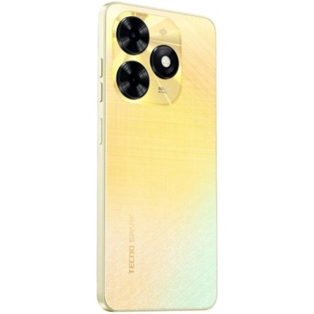 Tecno Spark 20C, 6.56 Smartphone, 8GB, 128GB, 50MP, 8MP, 2SIM, 5000 Mam, NFC, Golden-3