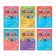 IQ blocknotes set, 6 pcs. 20 pages, 12 × 17 cm, Masha and the bear