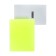 Folder with A4 clamp, 700 μm, 27 mm spine, calligrata duble neon, inner pocket, up to 180 sheets, yellow neon