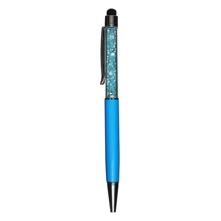 Gift handle, ball, rotary body, with rhinestones and stylus, mix-10