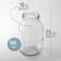 Glass jar, TO-100 mm, 3 l