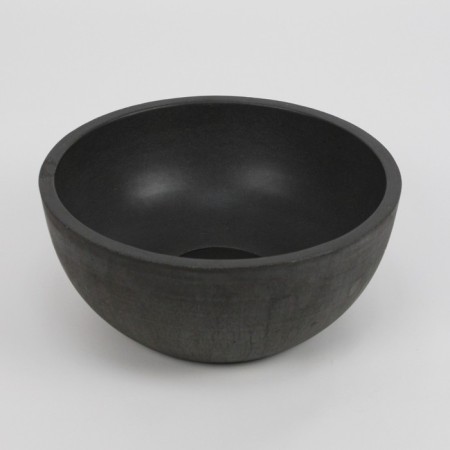 Haller shell Uperwood Belfast is round, concrete, graphite color-3