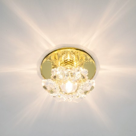 Economic light lamp, F3580 YL CL, MAX 35W G4, color mirror yellow-1