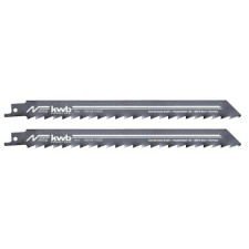 A canvas for a saber saw on a tree KWB HCS S111K, 228/207 mm, a step of teeth 8.5 mm, 2 pcs.