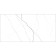 Facing tile Siluet GT White, GT121VG 50x25