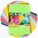 Cardboard tinted, A3, 18 sheets, 18 colors, moped, bilateral, in a package, 140 g/m², Smeshariki