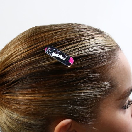 Hair hairpin "Pink mix", 4.5 x 1.5 cm-8