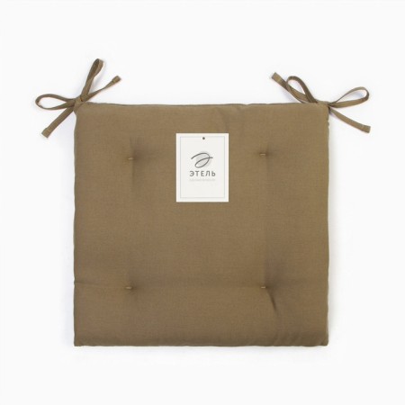 Sidushka Ethel "ECO", olive color, 42x42 cm, 70% HL, 30% flax, 190 g/m2-6
