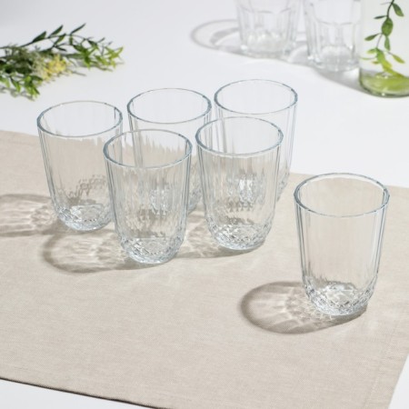 Set of glass glasses Diony, 265 ml, 6 pcs