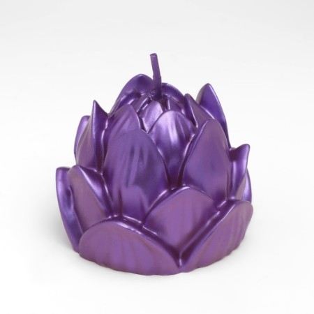 Figure candle "Lotus", 6.6x6.5 cm, purple, in the box-4