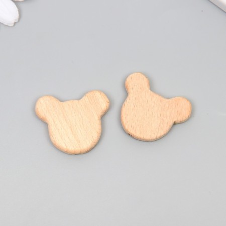 Busina for creativity tree "Mickey" 3.2x2.5 cm-2