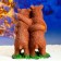 Garden figure "Bear-Semey" 32x25x45cm