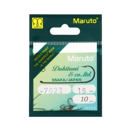 Mushin hooks Maruto 7023, color BR, No. 16, 10 pcs.