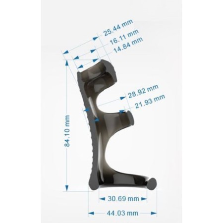 Nozzle on the penis of the oki-hoods soft stimulation, with an erective ring, black-3
