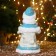 Snow Maiden "Blue fur coat" moves, 28 cm