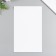 Liszt for creativity claim. Kozh "Figure Lich" White sheet 33x20 cm thick 1 mm