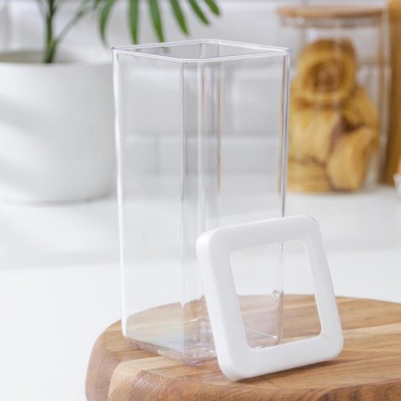 Container for bulk products "Step", 1.4 l, 10 × 10 × 21 cm, white color-6