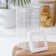 Container for bulk products "Step", 1.4 l, 10 × 10 × 21 cm, white color