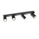 Stitch Mantra Sal, GU10, 4x10W, 650x75x128 mm, matte black color