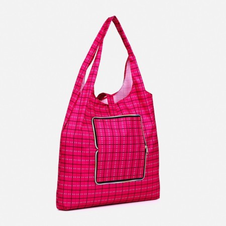 Permanent bag on the button, pink color-1
