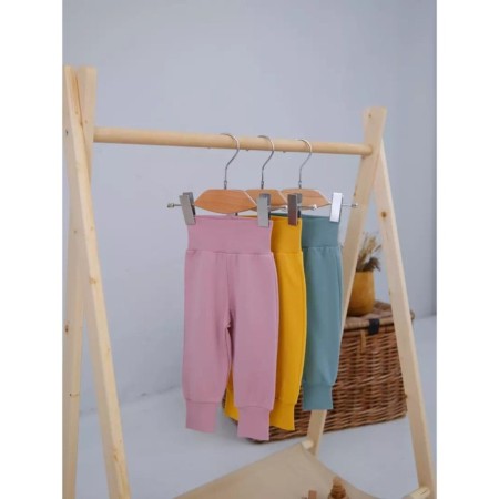 Pants for children on a wide Rant FIRST gum, height 74 cm, color pink cloud-5