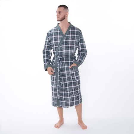 Male robe, green color, size 56-2