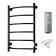 True heated towel rail "Trugor" PEK SP 5, 800 x 500 mm, VGP, Black