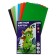 Cardboard of color bilateral A4, 8 sheets, 16 colors, "Dragosha" coated 220 g/m2, in the folder
