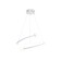LED LED suspension with Ambrella Light, Linetech, FL66291, LED, 39 W, 2925LUM, 3000-6400K, white matte color.
