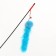 Domesticon-pound with a soft ball and fur tail, blue