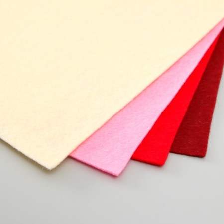 A set of soft felt "Astra" (4 pcs) Assorted, 1.4 mm, 180 gr. 20x30 cm-1