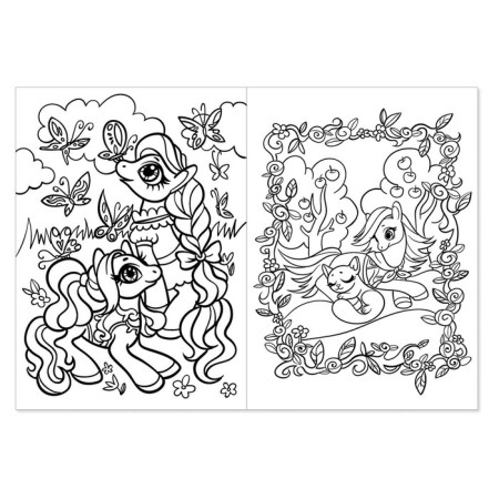 Coloring "Fairytale Unicorns", 16 pp., A4 format-2