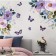 Sticking plastic interior color "Lilac anemones and butterflies" 30x90 cm