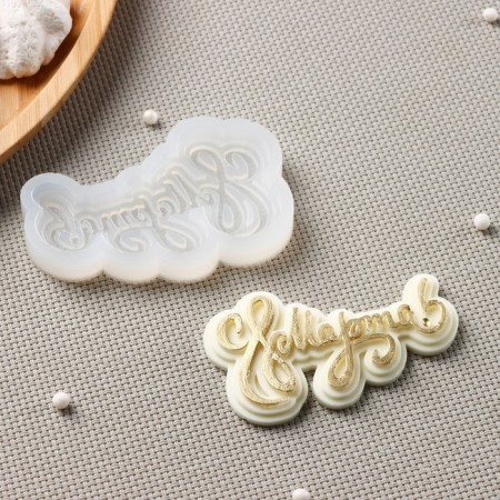 Silicone form "C 8 March", 8 × 4.5 cm, transparent color-1