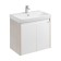 Tumbling under the Aquaton sink Scandil Doors, 70 cm, white gloss color, oak Verona