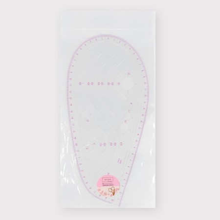 Portnovskoye metric "drop", 26 × 12.5 cm, thickness 0.5 mm, color transparent-3