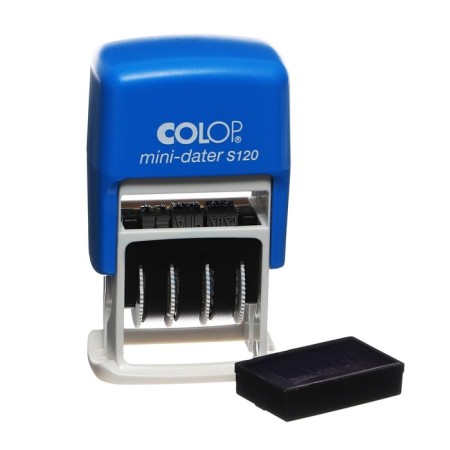 Automatic COLOP S 120 DATER-MINISE, MONTH LETTERS, Font height 3.8 mm-4