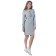 Dress with stripes, size 44, color gray-melange