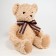 Soft toy "Bear", curly, 55 cm, beige color