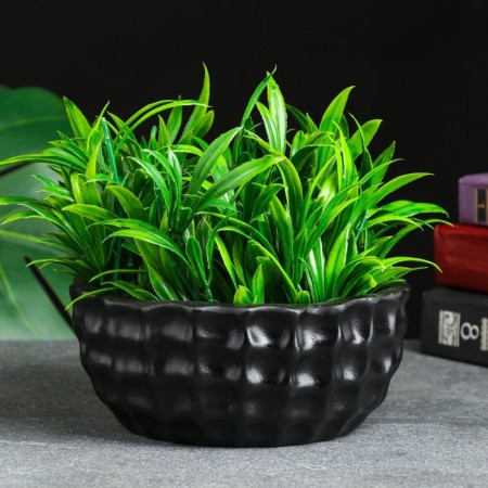 Figure pot "Sot" 0.8 l/ 16.5x16.5 cm black
