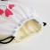 Bag for shoes on the lace, white color