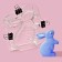 Mold "Rabbit", 13.5 × 13 cm, the color is transparent