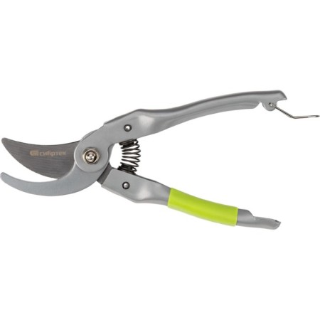 Sekator of direct cut, 225 mm, metal handles, lower in the PVC shell // Sibrtekh-2